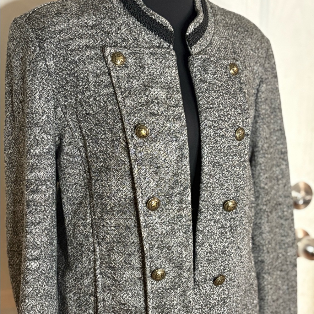 Tommy Hilfiger Women's Marled Military Band Jacket size Large - Picture 3 of 14